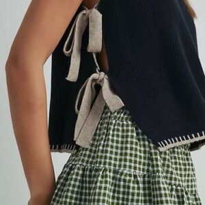 Side Tie Sweater Tank